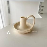 ราคา พร้อมส่ง Jnihouse เชิงเทียนเซรามิก เชิงเทียนมินิมอล Candle Holder (22063962646)