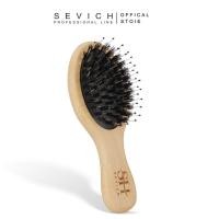 ราคา SEVICH หวีไม้ธรรมชาติ ป้องกันไฟฟ้าสถิตย์ หวีขนหมูป่าแท้ สําหรับนวดผม แปรงนวดผู้หญิง หวีขนหมูป่า หวีหมูป่า Bristle Hair Comb (15950079545)