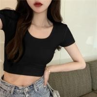 ราคา เสื้อยืดคอวีสีพื้นไหมพรมFree Size เสื้อยืดคอวีสีพื้นไหมพรม 9966 (19972419894)