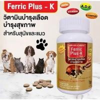 ราคา Ferric Plus K ชนิดเม็ด 40 เม็ด บำรุงเลือด วิตามิน อาหารเสริม สุนัข แมว (23787292895)
