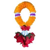 ราคา พวงมาลัยกุหลาบแดง พวงมาลัยแขก (22681195777)