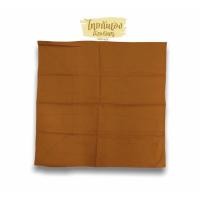 ราคา ผ้าปูรองนั่งพระ ผ้ายีนส์ ผ้านิสีทนะ ที่ปูรองอาสนะ ขนาด 70x70 cm สีแก่นบวร สีพระราชนิยม (8927723853)