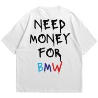 ราคา NEW เสื้อยืด Need MONEY FOR BMW เสื้อยืดรถ Bmw RACING เสื้อยืดรถแข่ง นาสคาร์วินเทจ T SHIRT (24385821848)