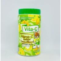 ราคา VITA C วิตามินซีอม 1000เม็ด VITAMIN C 25mg T MAN มี 5 รสชาติ สำหรับเด็ก วิตามินซี 25mg ทีแมน (22986566976)