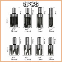 ราคา ดอกเจาะทำเดือยไม้ ดอกทำเดือยไม้ ดอกเจาะเดือยไม้ Wood dowel drill เดือยตรง ดอกสว่านงานไม้ เดือยเทเปอร์ แบบเดือยตรง ยกชุด 8 ดอก 8 ขนาด 6 16 มิล (21747401693)