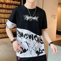 ราคา Freedom Boy เสื้อผ้าแฟชั่นผู้ชาย เสื้อยืดคอกลม ใส่สบาย สไตล์เกาหลี (1482446936)