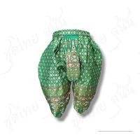 ราคา โจงกระเบนเด็ก ชุดไทยเด็ก กางเกง โจงกระเบนสำเร็จรูป ผลิตจากผ้าไหมพิมพิ์ทอง ราคาถูก (1042214527)