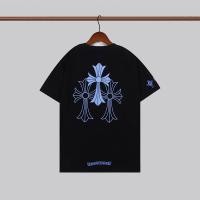 ราคา Street Trend Chrome Hearts คลิกกระเป๋าผู้ชายและผู้หญิงแฟชั่นผ้า ฝ้ายเสื้อยืดสำหรับฤดูร้อนแคลกีฬาแขนสั้น เสื้อยืด (20696294733)