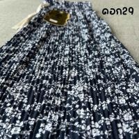 ราคา TUKTA239 กางเกงอัดพลีทลายดอก กางเกงแมวอัดพลีท กางเกงแฟชั่นเกาหลี ผ้านุ่มเด้งใส่สบาย (24611999875)