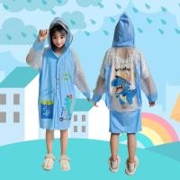 ราคา พร้อมส่งในไทย เสื้อกันฝนเด็ก เสื้อกันฝนเด็กโต เสื้อกันฝนมีที่คลุมกระเป๋าหลัง เสื้อกันฝนตัวยาวลายการ์ตูนน่ารัก (19326977729)