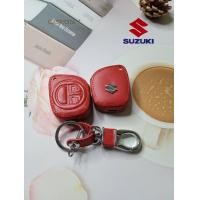 ราคา ปลอกกุญแจรีโมทรถยนต์ซูซูกิ SUZUKI SWIFT CIAZ ERTICA CELERIO รุ่นกุญแจ เคสหนังแท้หุ้มรีโมท ซองหนังแท้่ใส่กุญแจรถยนต์กันรอยกันกระแทก สีดำ (19217900114)