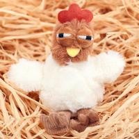 ราคา Aoduoyaya พวงกุญแจไก่ แม่ไก่ ออกไข่ บีบแล้วมีเสียง มีไข่ (23711426436)