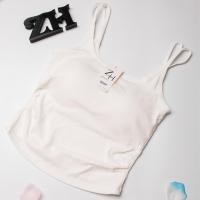 ราคา zh forever 6616เสื้อสายเดี่ยวผ้าฝ้าย บราสายเดี่ยวฟองน้ำในตัวเดี่ยวมีฟองนํ้า เสื้อกล้ามสายฝอ (24211656690)