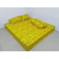ราคา ผ้าปูที่นอนขนาด 6 ฟุต ลายเป็ดเหลือง มินเนี่ยนน้ำเงิน หมีพูเหลือง มีพูฟ้า ผ้าคอตตอนเกรด A (16106681710)