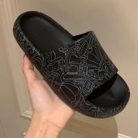 ราคา J H พร้อมส่ง LT BW รองเท้าแตะ ขาวดำ พื้นนิ่มลายกราฟฟิกสุดเท่กำลังมา (20024403092)