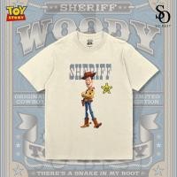 ราคา เสื้อยืดคุณภาพดี เสื้อยืด Disney Woody Toy Story สกรีนหน้า ผ้าสีครีม ลิขสิทธิ์แท้ ดิสนีย์ (21388362786)