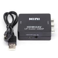 ราคา ตัวแปลงสัญญาณ HDMI to AV Converter 1080P แปลงสัญญาณภาพและเสียงจาก HDMI เป็น AV ตัวแปลง HDMI to AV HDMI TO RCA ตัวแปลงHDMI to VGA with Audio Line Out Converter A 052 (11326521192)