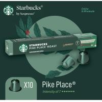 ราคา Starbucks by Nespresso Pike Place กาแฟแคปซูลสตาร์บัคส์ หมดอายุ 01 26 1 กล่องมี 10 แคปซูล (24504259306)