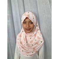 ราคา ผ้าคลุมผมเด็กอิสลาม ฮิญาบเด็กมุสลิม ผ้าคลุมสวมสำเร็จทรงหน้านิ่ม (23411535149)