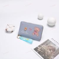 ราคา M60 ลายหมี กระเป๋าสตางค์ผู้หญิง ใบกลาง ลายการ์ตูนหัวหมีน่ารักๆ มีช่องใส่บัตร มีชิปใส่เหริญ (23966587928)