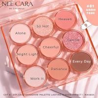 ราคา อายแชโดว์พาเลท แมว 9 สี Nee Cara Cat 9 Color Eyeshadow มีให้เลือก 3 เฉดสี NA4654 (24258372302)