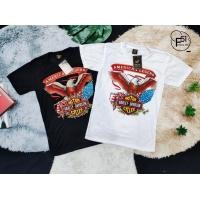 ราคา เสื้อยืดคอกลม ผ้าสลาฟ เนื้อผ้าใส่สบาย อก32 38 ยาว23 มี2สี ดำ ขาว (15715429390)