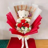 ราคา ช่อธนบัตรตุ๊กตาขนาด 7 นิ้ว จำนวน 5 ใบ (24199943424)