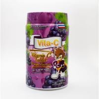 ราคา VITA C วิตามินซีอม 1000เม็ด VITAMIN C 25mg T MAN มี 5 รสชาติ สำหรับเด็ก วิตามินซี 25mg ทีแมน (22986566975)