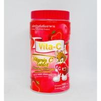 ราคา VITA C วิตามินซีอม 1000เม็ด VITAMIN C 25mg T MAN มี 5 รสชาติ สำหรับเด็ก วิตามินซี 25mg ทีแมน (22986566977)