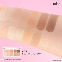 ราคา อายแชโดว์พาเลท 10 สี ODBO ICONIC EYESHADOW PALETTE มีให้เลือก 4 เฉดสี OD2029 (24381307453)