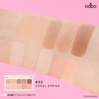 ราคา อายแชโดว์พาเลท 10 สี ODBO ICONIC EYESHADOW PALETTE มีให้เลือก 4 เฉดสี OD2029 (24381307451)