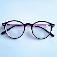 ราคา แว่นสายตาสั้นขาสปริง ทรงหยดน้ำ กรอบพลาสติก 3198 (20985866575)