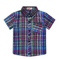 ราคา เสื้อเชิ้ตแขนสั้น เสื้อเซิ้ตเด็ก เสื้อเด็กลายสก็อต เสื้อเด็ก เสื้อเด็กแขนสั้น มีไซร์ 100 140 สินค้าพร้อมส่งในไทย (17609180707)
