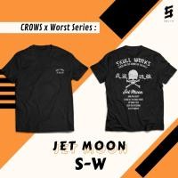 ราคา พร้อมส่ง ใหม่ Tfoa Cotton Combed 24s Skull Works Crows X Worst T Shirt (21426909032)