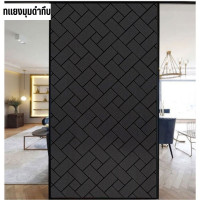 ราคา ฟิล์มติดกระจกสูญญากาศ ยาว2เมตรWindow film ฟิล์มดำทึบสำหรับเพิ่มความเป็นส่วนตัว สติ๊กเกอร์ติดกระจกบ้าน ประตู หน้าต่าง (24347872027)