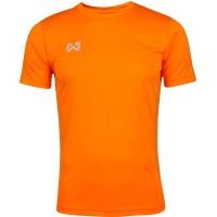 ราคา WARRIX เสื้อกีฬา สีพื้น คอกลม ผ้าไมโครเรียบ แขนสั้น FBA071 FBA571 WA 251FBACL01 (21573057372)