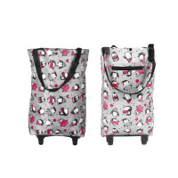 ราคา กระเป่าล้อลากจ่ายตลาด กระเป๋ามีล้อลาก ถุงผ้ามีล้อ ถุงผ้า 2in1 ลากได้ ถือได้ ถุงผ้าแฟชั่นลดโลกร้อน (22576660012)