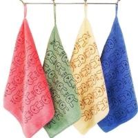 ราคา ผ้าเช็ดหน้านาโน คละลาย มีหูห้อย ขนาด12x12นิ้ว ยกโหล12ผืน (1899542468)