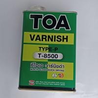 ราคา วานิชดำ TOA ทีโอเอ T 8500 TOA Black Vanish วานิชน้ำมันสกัด ผสมเรซิน มีความทนทาน ซึมลึกเข้าสู่เนื้อไม้ วานิชเกรดพรีเมี่ยม (16469151079)