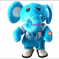 ราคา ช้างเต้นใส่ถ่านเดินได้ ช้างเต้นเดินได้ ตุ๊กตาช้าง ช้างเต้น ร้องเพลงได้มีเสียง สวิตช์ ปิด เปิด บีบที่ปลายมือครับ 801E (20791834256)