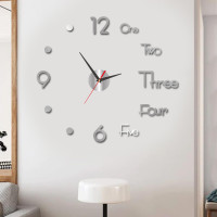 ราคา นาฬิกา นาฬิกาติดผนัง 14นิ้ว นาฬิกาDIY DIY นาฬิกาเสียงเงียบ นาฬิกาติดผนัง3D นาฬิกาแต่งห้อง (19437673080)