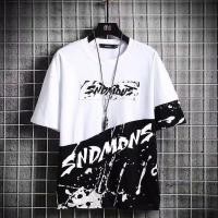 ราคา Freedom Boy เสื้อผ้าแฟชั่นผู้ชาย เสื้อยืดคอกลม ใส่สบาย สไตล์เกาหลี (1482446946)