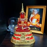 ราคา พระแก้วแดงรวมกำลังจักรพรรดิ์หลวงปู่ดู่ หน้าตัก3นิ้ว สูง17ซม งานปิดทอง (3437882067)