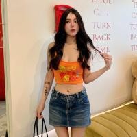 ราคา SpinnyHouse เสื้อสายเดี่ยว เสื้อใส่เล่นน้ำ เสื้อใส่เล่นสงกรานต์ สายเดี่ยว ผ้าเรย่อนยืดเยอะ สาวอวบใส่ได้ ผ้าเรย่อน 2 ชั้น สกรีนลายแซ่บ รุ่น เดี่ยวสั้นNEON (24259378533)