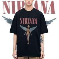 ราคา Nirvana วงดนตรี เสื้อวงลายเท่ๆ ขายถูก ระบายอากาศได้ มีเก็บเงินปลายทาง S XXXLจ้าเสื้อยืดคอกลม (24223074377)