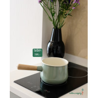 ราคา Jemi pot หม้อเคลือบ อินาเมล ด้ามไม้ ขนาด 1 5 ลิตร เหมาะกับ ครัวขนาดเล็ก คาเฟ่ ต้ม มาม่า ทำ ขนม สินค้าพร้อมส่งจากไทย (24438329790)