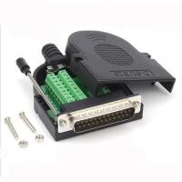 ราคา DB25 Solderless RS232 D SUB Serial to 25 pin Port Terminal Male Female Adapter Connector with Case Long Bolts Nuts (19778573776)