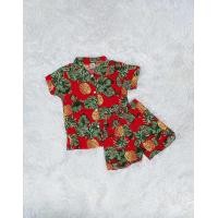 ราคา ชุดเซ็ทเด็ก เสื้อฮาวาย เสื้อสงกรานต์ ผ้านุ่มลื่น ลายสับปะรด ใส่ได้ตั้งแต่ 3เดือนถึง 4ปี (24128420959)