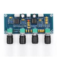 ราคา XH A901 NE5532 บอร์ดขยายเสียงดิจิตอล Tone Board preamp Pre amp With treble bass volume adjustment pre amplifier Tone Controller For amplifier Board (23250981527)