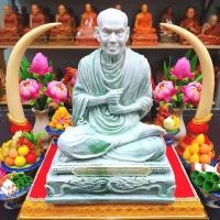 ราคา หลวงพ่อโต พรหมรังษี ลายหยกหินอ่อน หน้าตัก5นิ้ว สูง23ซม งานสวยระดับพรีเมียม (3937098623)